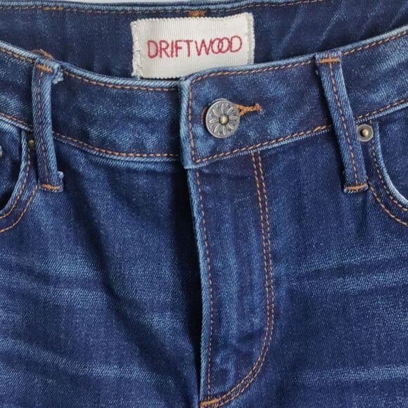 Driftwood Colette Plaid cuff jeans - Picture 4 of 8